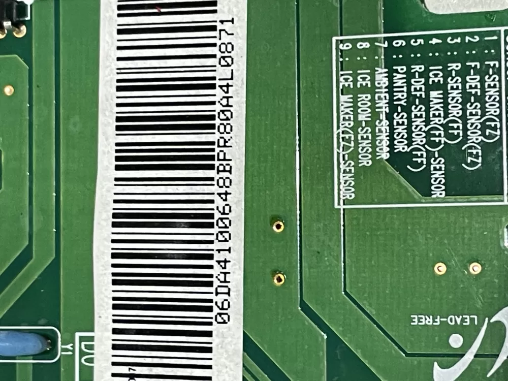 Samsung DA41-00648B DA4100648B Refrigerator Control Board AZ157242 | Wm15