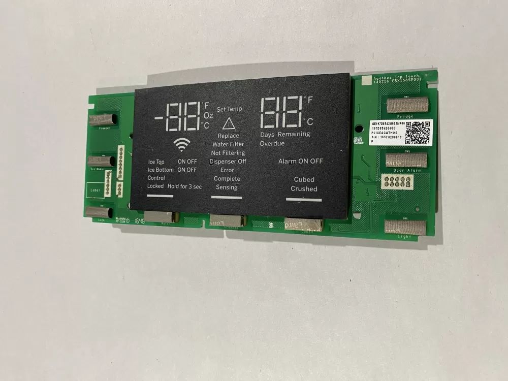GE 197D8542G003  WR55X41025  Refrigerator Control Board