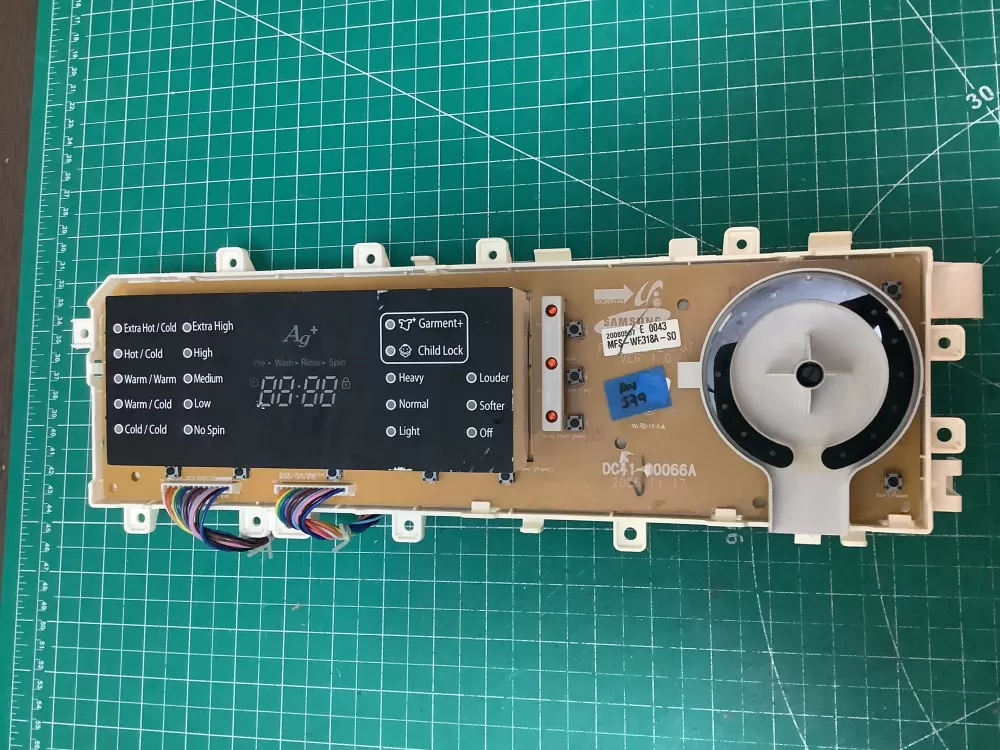 Samsung DC41-00066A MFS-DV318A-S0 Washer Control Board AZ226107 | ARV579