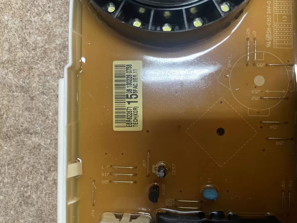 LG EBR62267115 EBR62267118 EBR62267128 Washer Control Board AZ16635 | KMV76