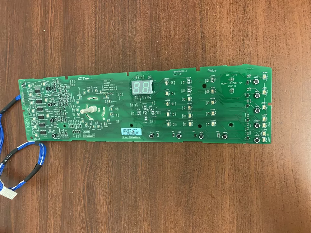 Whirlpool  Kenmore W10583043 WPW10578751 AP6023176  W10578751 PS11756517 Washer Control Board Interface