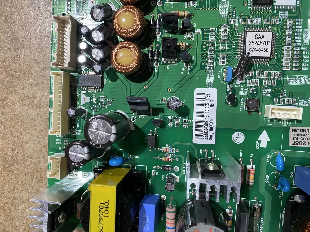 LG EBR67348009 Refrigerator Control Board AZ66934 | BK1949
