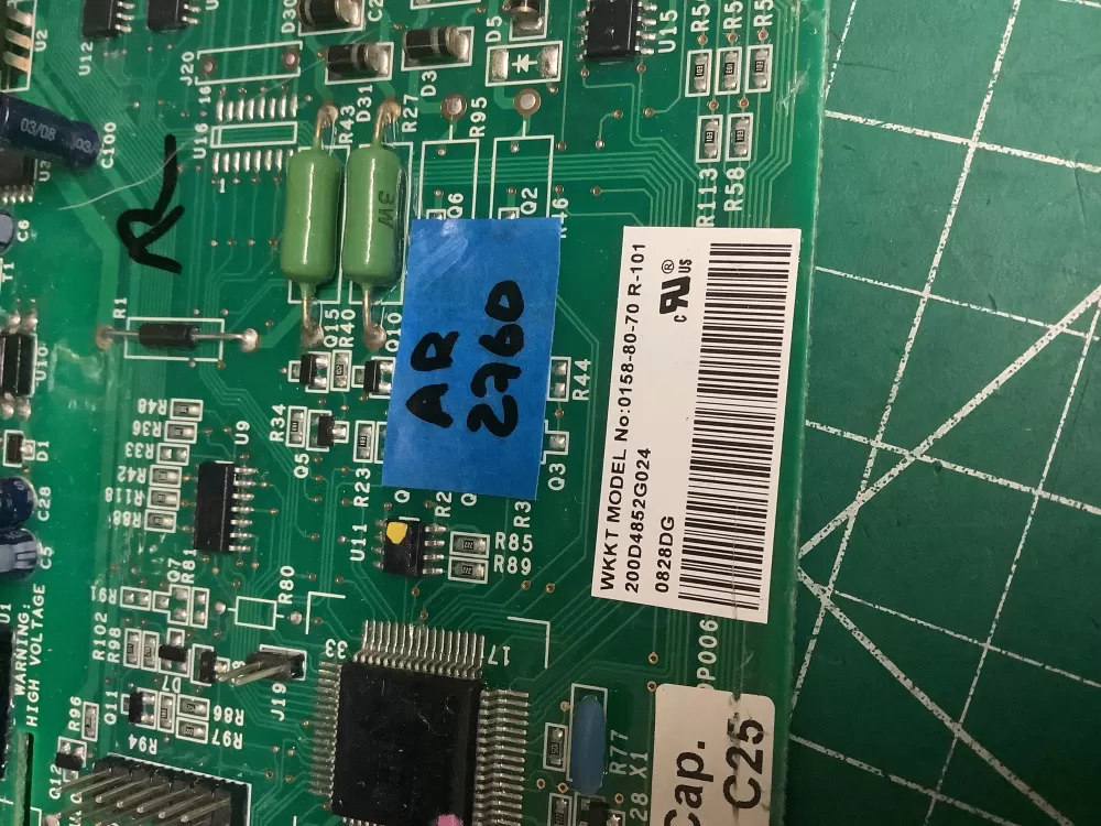 GE 200D4852G024 200D4852G025 Refrigerator Control Board AZ207405 | AR2760