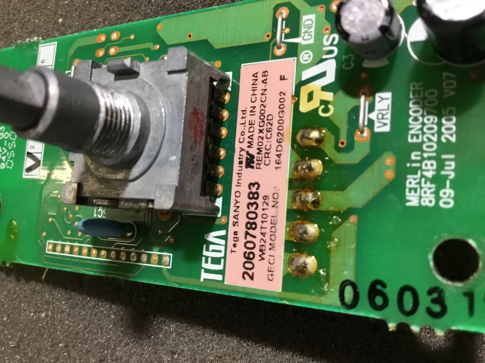 GE WB24T10129 Range Temperature Encoder Control Board AZ95850 | NR49