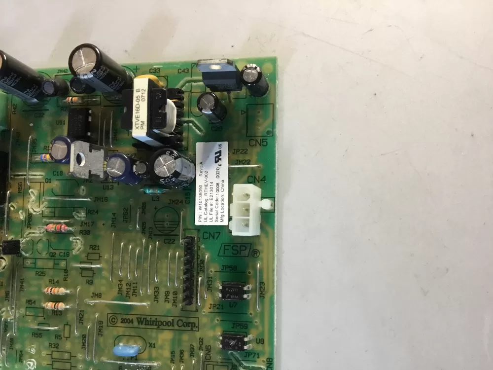 Whirlpool WPW10135090 Refrigerator Main Control Board AZ104761 | BG210