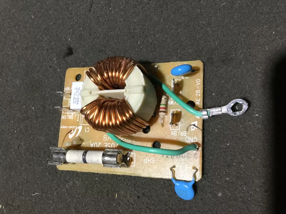 GE  Hotpoint  Samsung  Kenmore  Frigidaire SN-UF12A  WB02X11200  1166289  AP3882967  PS1016845  EAP1016845 Microwave Control Board Noise Filter