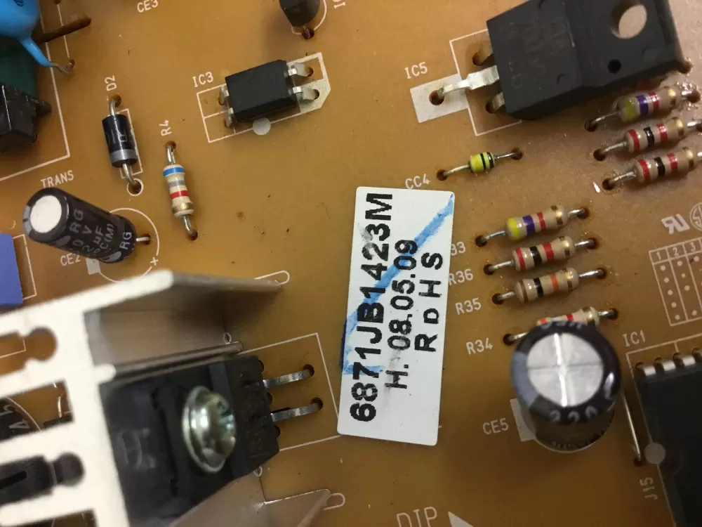 LG 6871JB1423M Refrigerator Control Board AZ31833 | NR1675