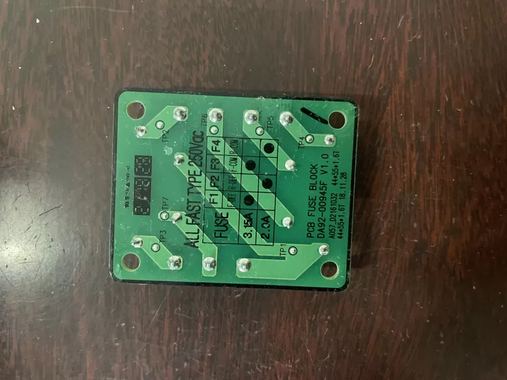 Samsung DA92 00945F Refrigerator Control Board Fuse AZ48379 | KM1784