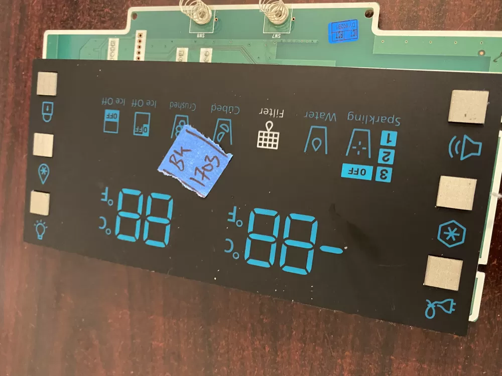 Samsung DA92 00649A Refrigerator Control Board Dispenser AZ34432 | BK1703