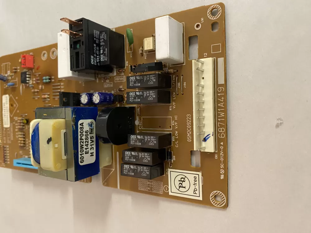 LG 6871W1A419G Microwave Control Board Contorl Panel AZ201621 | BK2363