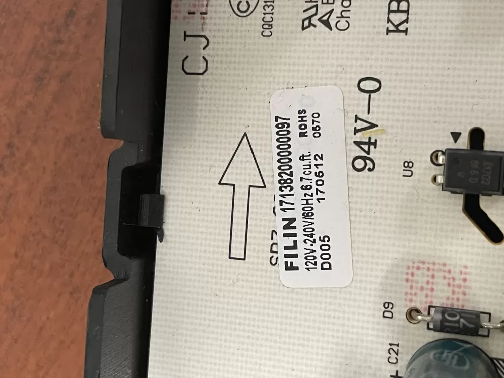 Midea 17138200003651 17138200000097 Dryer Control Board AZ52842 | Wm1923