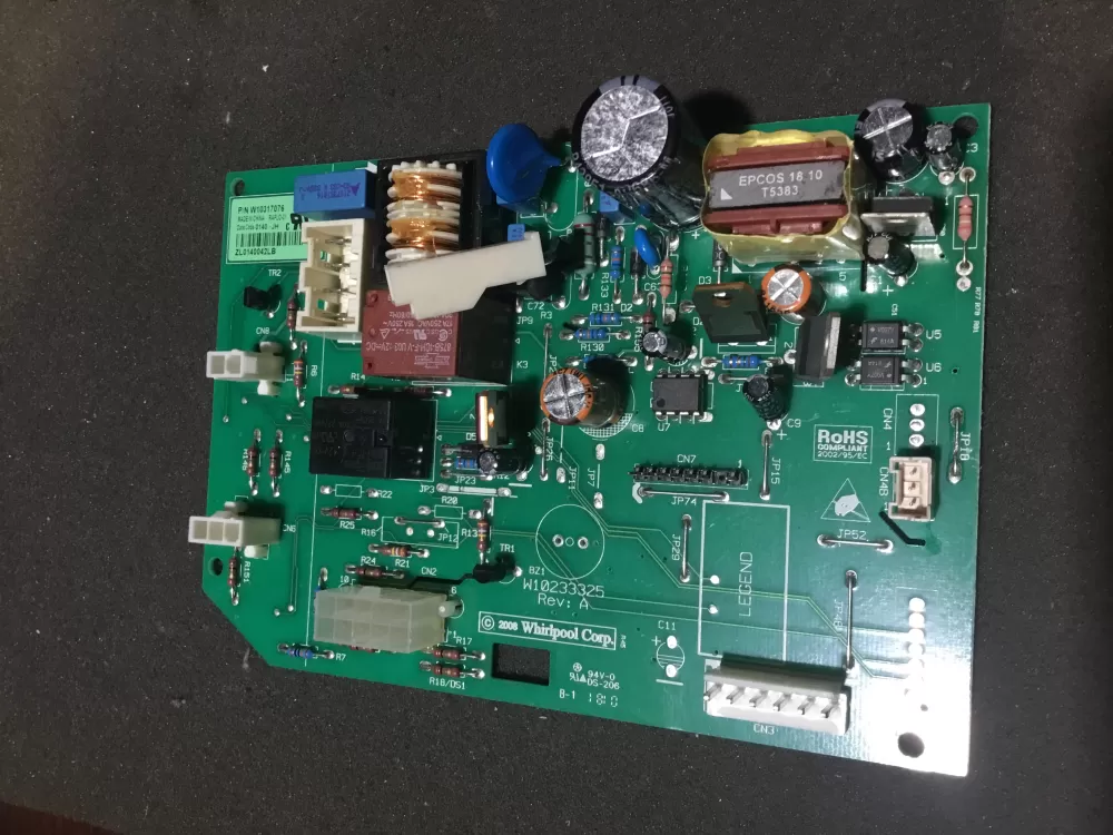 Whirlpool  KitchenAid  Kenmore  Jenn-Air AP6019378 W10205552 W10268635 W10317076 WPW10317076 PS11752684 Refrigerator Control Board