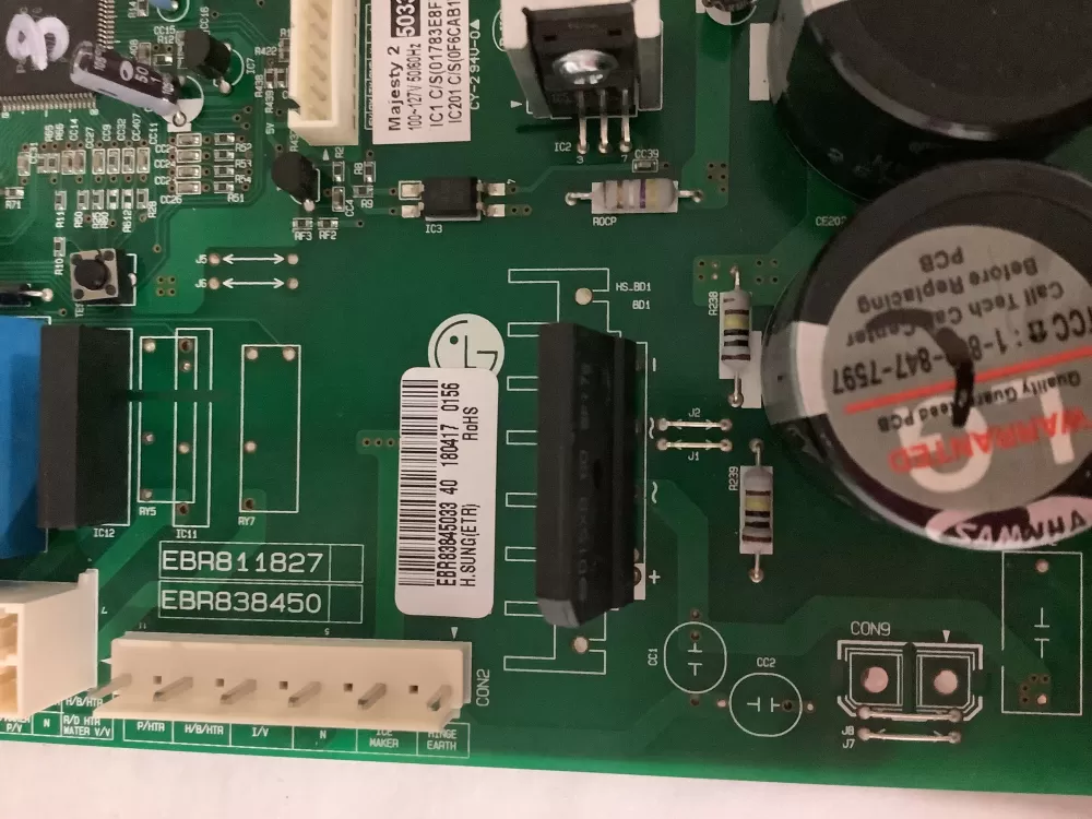 LG EBR83845033 AP6319404 Refrigerator Control Board AZ207472 | ZC2803