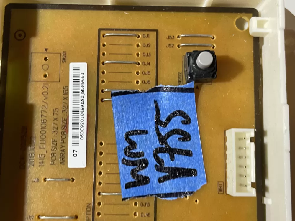 Samsung DC92 01849A Washer Control Board AZ142784 | Wmv755