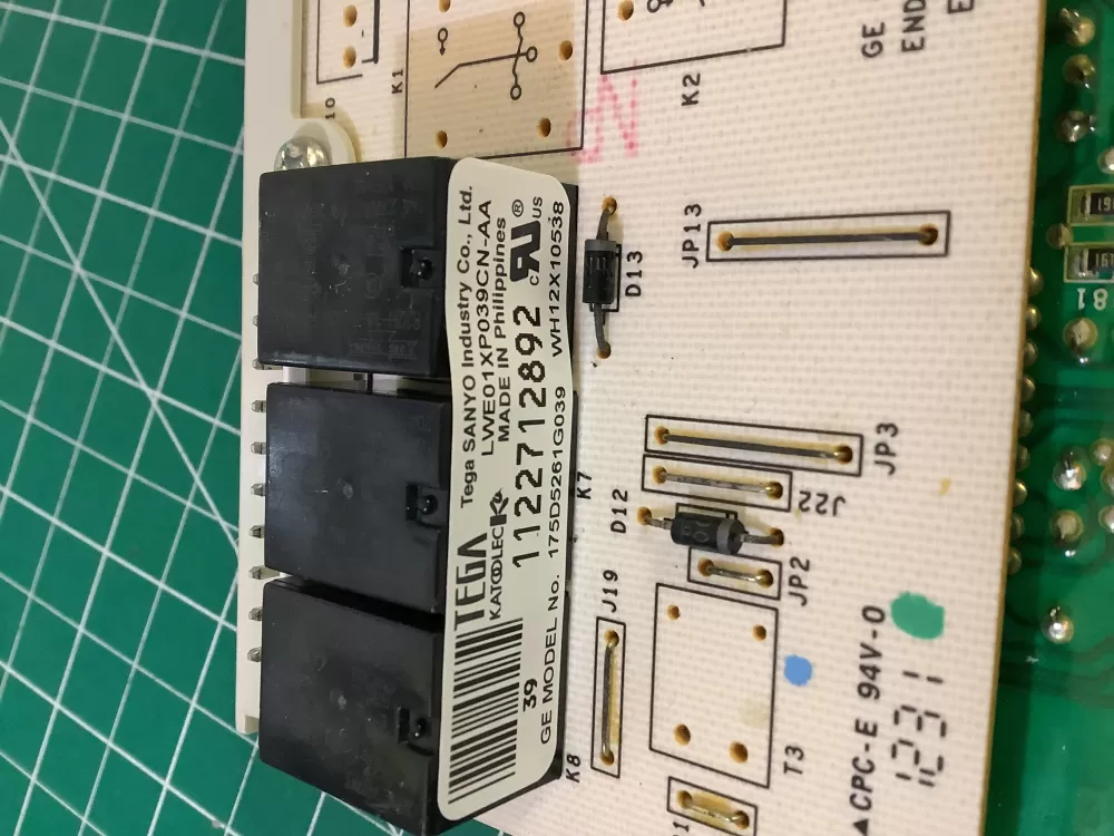 GE WH12X10614 175D5261G039 EBX1129P004 Washer Control Board AZ198004 | NR2764