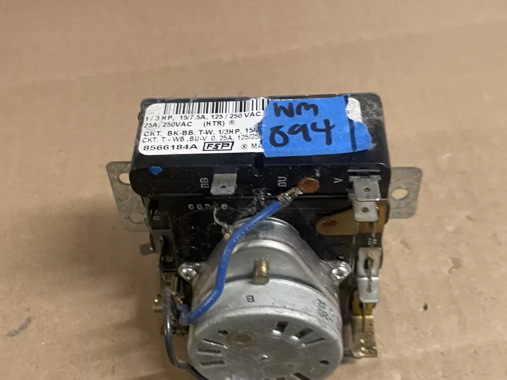 Whirlpool 8566184A 8566184 WP8566184 Dryer Timer AZ103631 | Wm894
