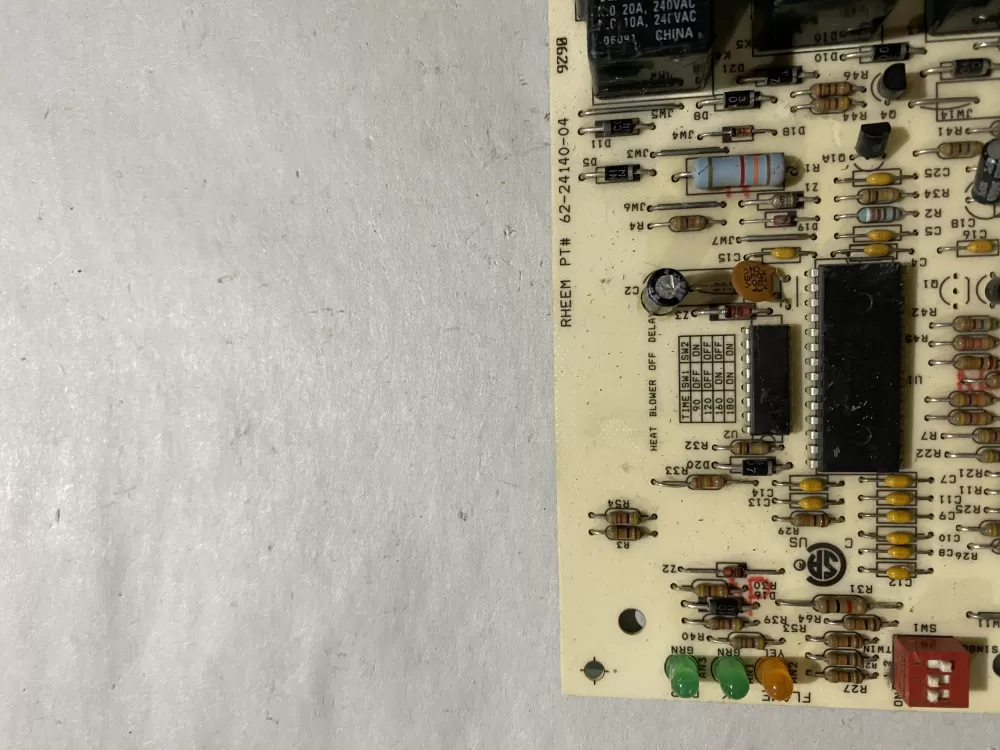 Rheem 62 24140 04 Furnace Control Board Circuit AZ193726 | BK574