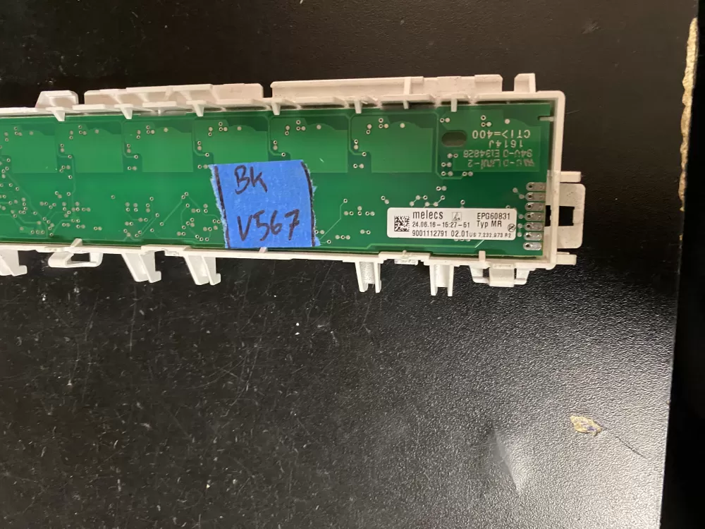 BOSCH 9001112791 DISHWASHER USER INTERFACE DISPLAY BOARD AZ63370 | BKV567