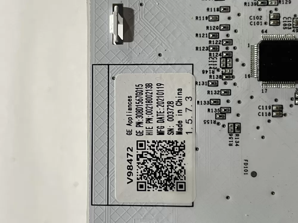 GE 308D1567G015 0021800213B Washer Control Board Panel AZ187246 | Wm2081