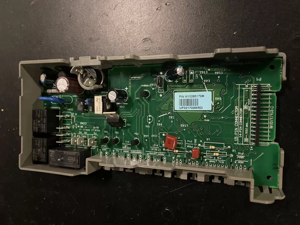 Whirlpool  Maytag  KitchenAid  Kenmore AP6018710 W10130968 W10208674 W10285179 WPW10285179 PS11752012 Dishwasher Control Board