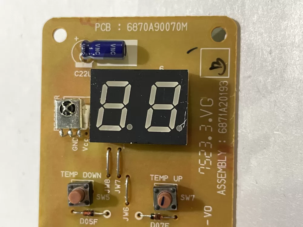 LG 6871A20193B Air Conditioner Control Board AZ183492 | Wm2703