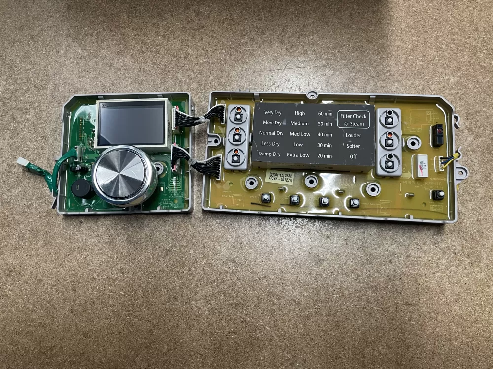 Samsung DC92 00127A Dryer Control Board AZ13255 | KMV117