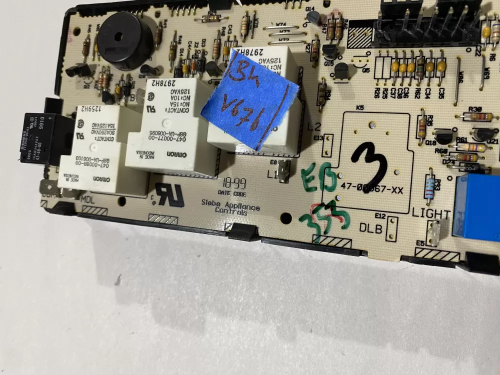 GE 191D1578P020 Oven Control Board AZ127296 | BKV676