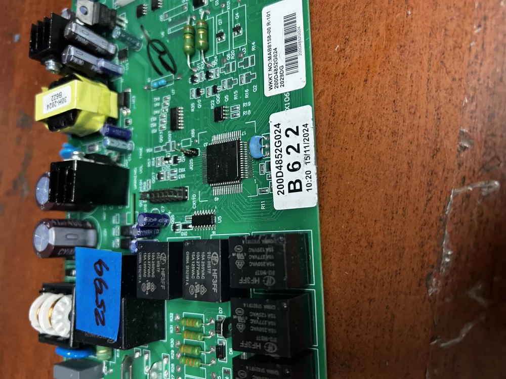 GE 200D4852G024 200D4852G025 EBX1069P006 WR55X10775 Refrigerator Control Board