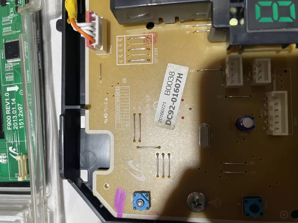 Samsung DC92-01607H Dryer Control Board AZ147821 | KMV253
