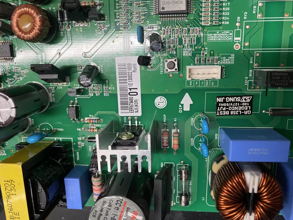 LG EBR67348001 Refrigerator Control Board