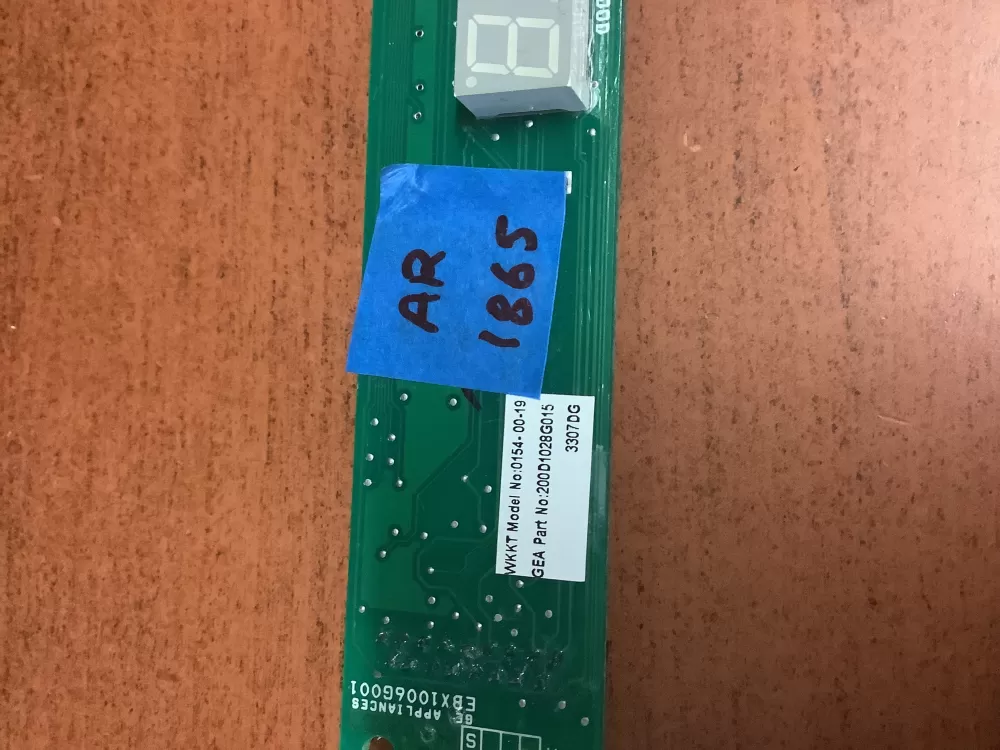 GE Refrigerator Display Control Board AZ195672 | AR1865