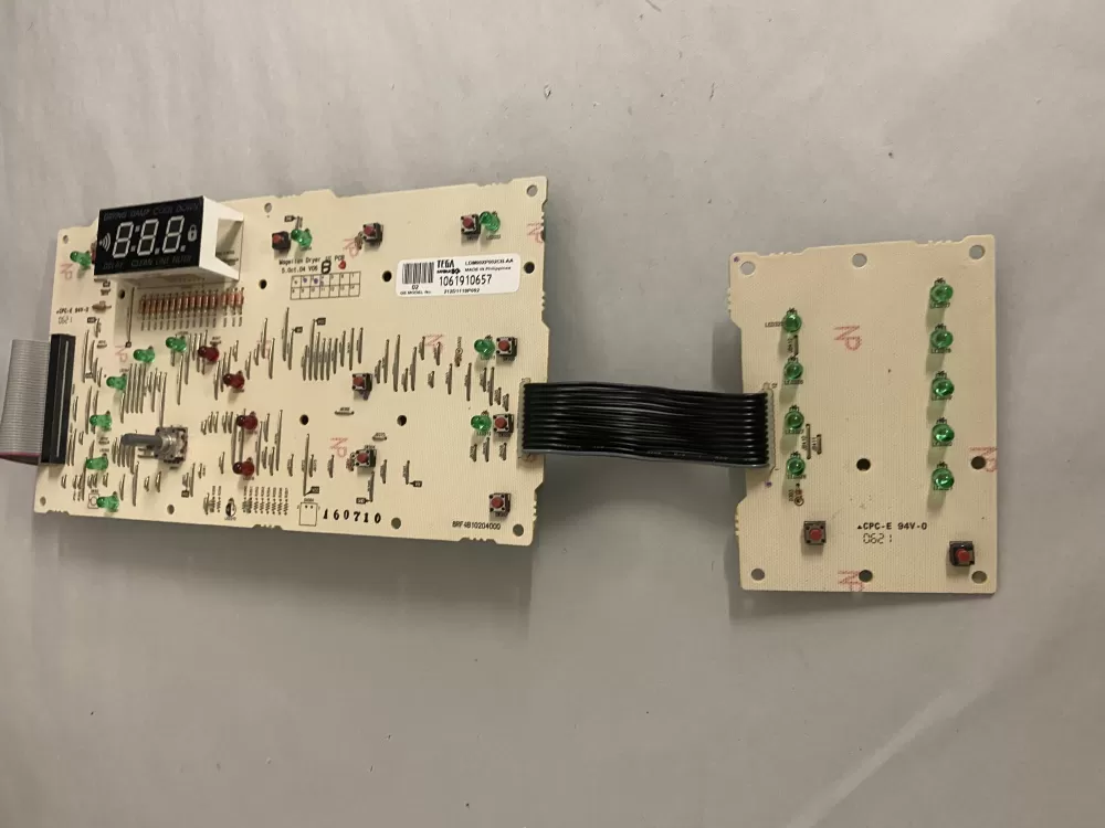 GE WE4M387 212D1119P002 WE4M329 Dryer Control Board