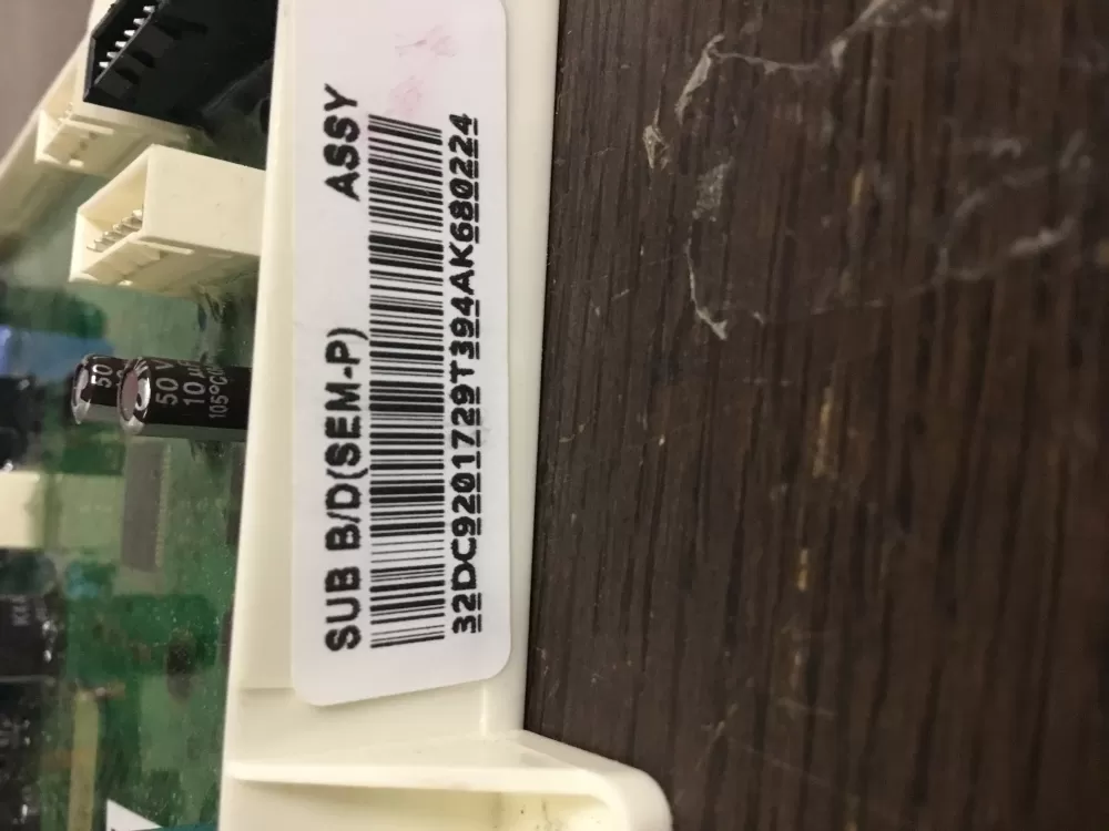 Samsung 01729T Dryer Control Board AZ19596 | NR173