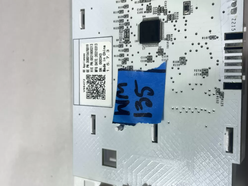 GE 308D1567G004 WH22X34919 Washer Control Board Panel AZ205666 | Wm135