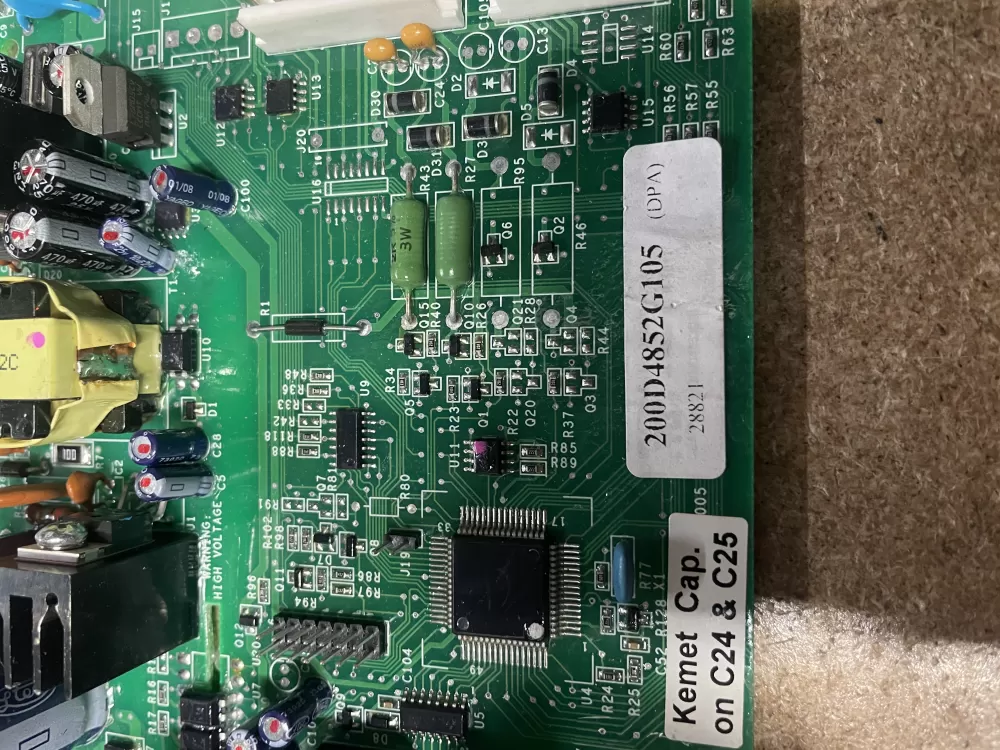 GE 200D4852G105 Refrigerator Control Board AZ6892 | KM1536