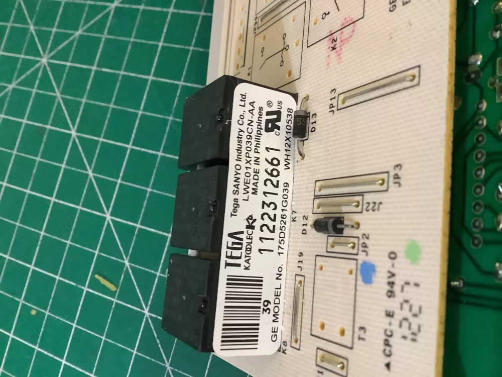 GE WH12X10614 175D5261G039 EBX1129P004 WH12X10538 Washer Control Board