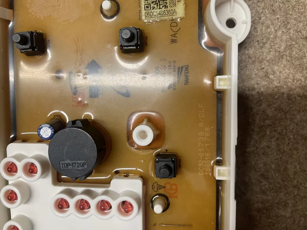 Samsung DC94 05360A Washer Control Board AZ12997 | KMV137