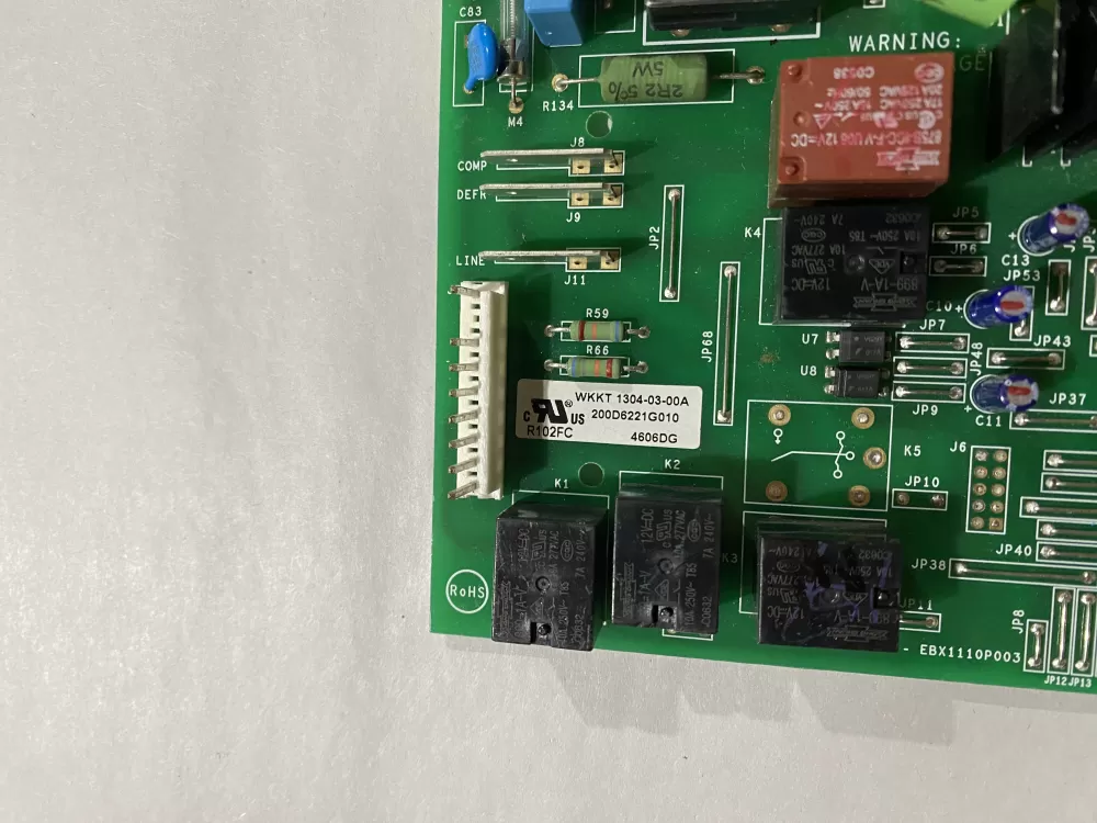 GE 200D6221G010 WR55X10552 Refrigerator Control Board AZ189237 | BK498