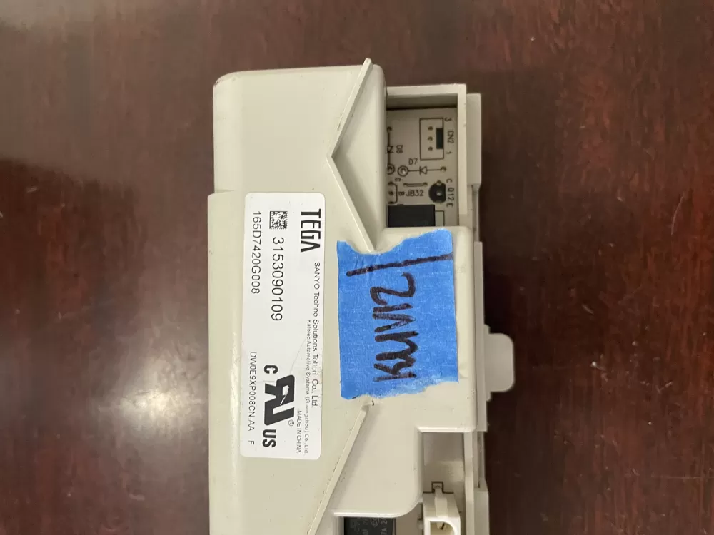 GE 165D7420G008 Dishwasher Control Board AZ36780 | KMV12