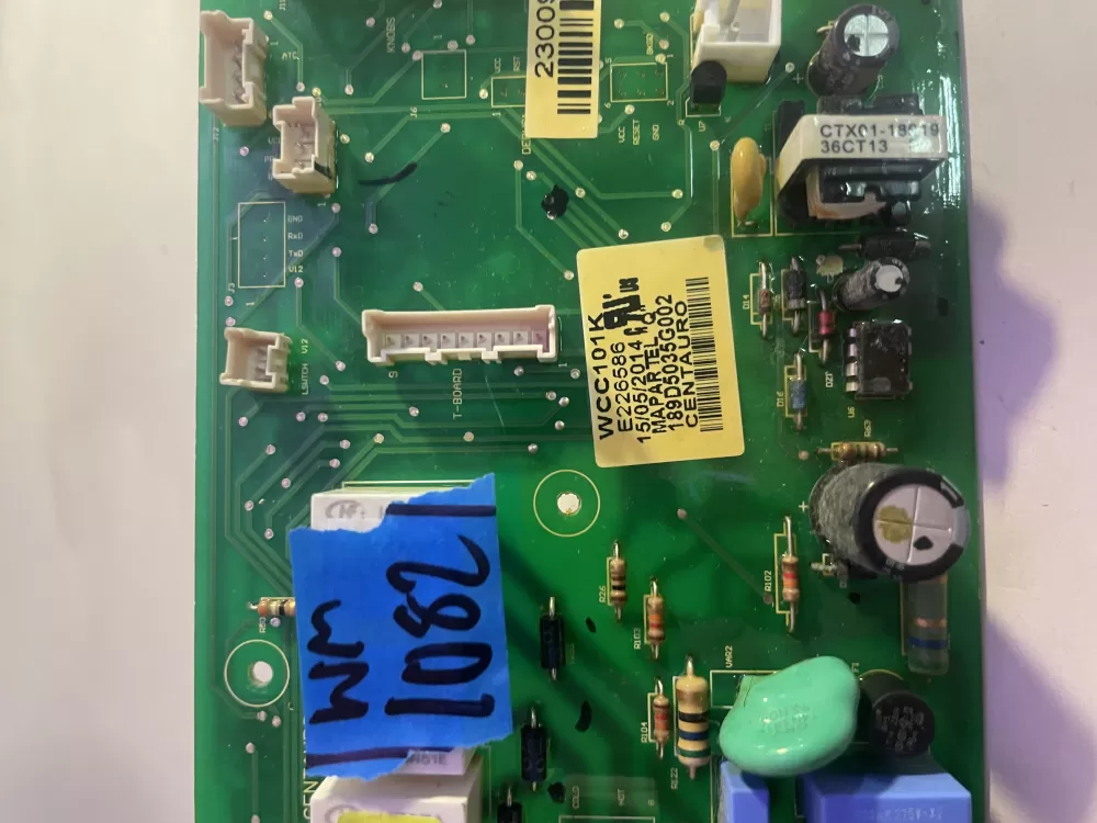 GE 189D5035G002 WH12X20274 Washer Control Board AZ195865 | Wm1082