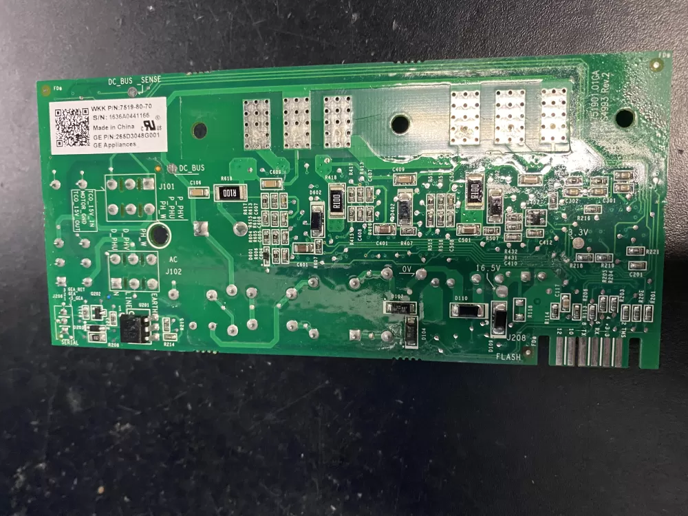 GE 265D3048G001 Washer Control Board AZ11700 | BK613