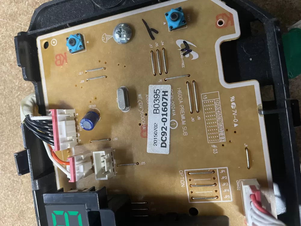 Samsung DC92-01607H Dryer Control Board AZ6783 | KMV240