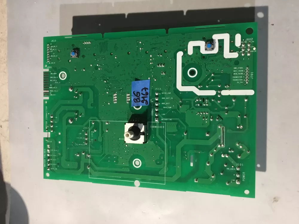 GE WH22X36498 290D2226G004 Washer Control Board AZ117182 | BG2167