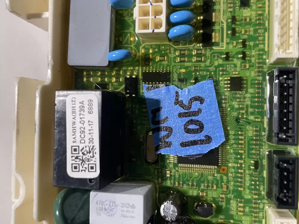 Samsung DC92 01739A Washer Control Board AZ145193 | Wm1015