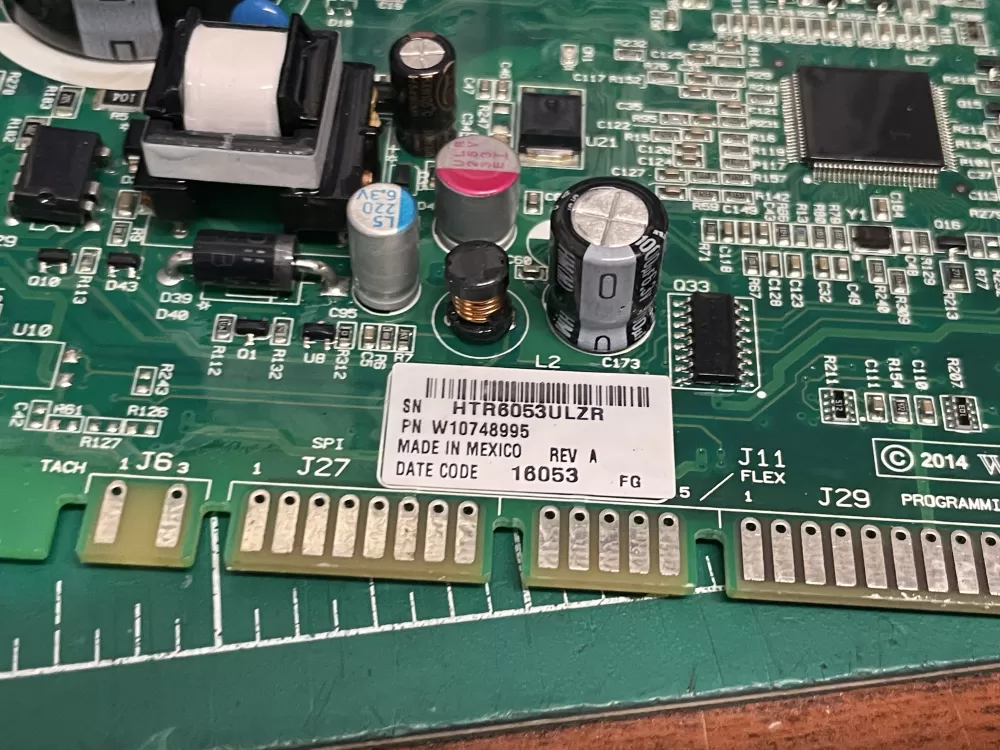 Whirlpool W10748995 Washer Control Board whirlpool Front Load AZ203097 | Wnv904
