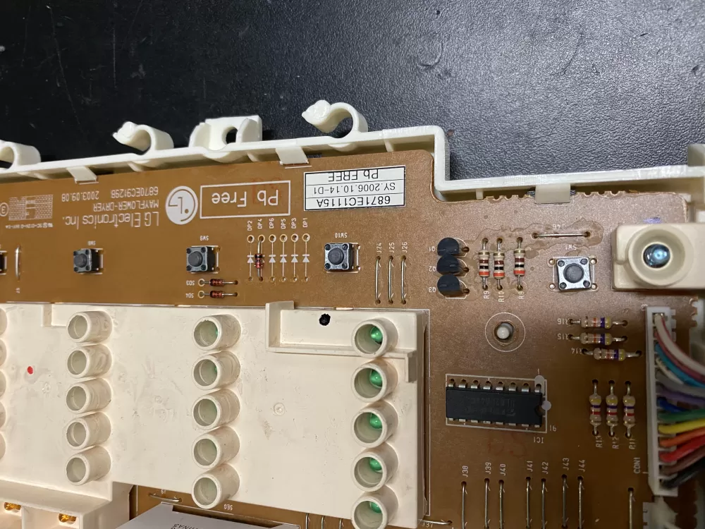 LG 6870EC9129B 6871EC1115A Dryer Control Board