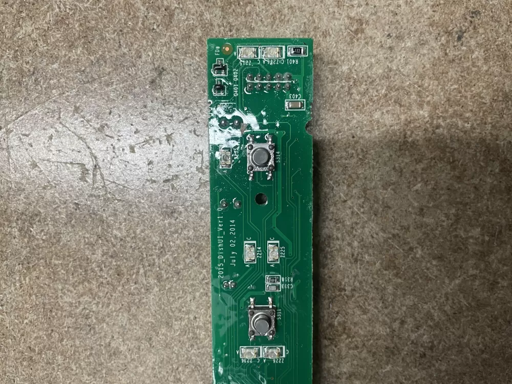 GE 265D1468G403 Dishwasher User Interface Control Board AZ15228 | KM1602