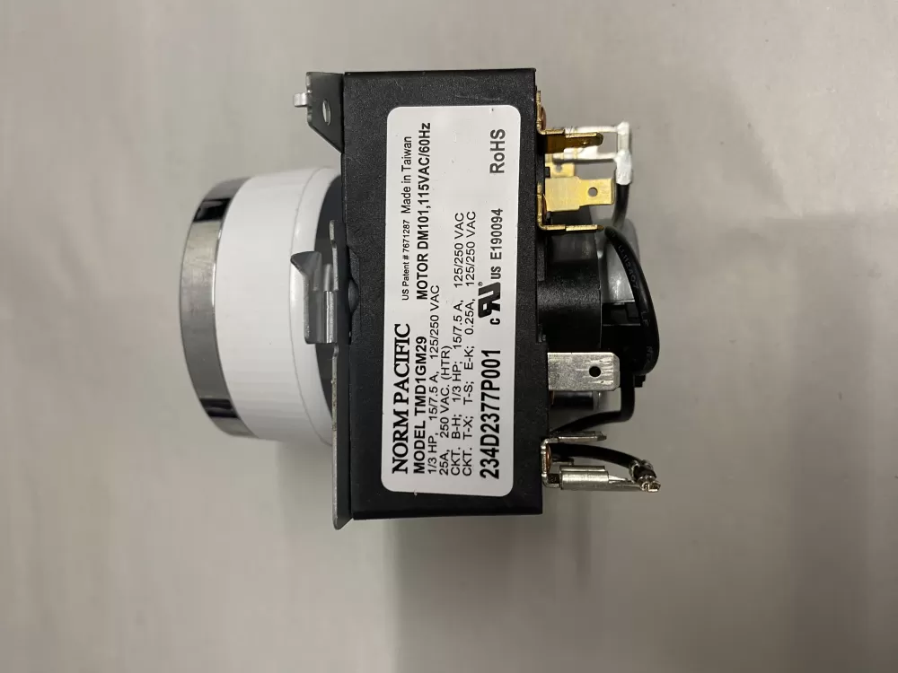 General Electric AP6027534 WE04X24551 PS11759041 234D2377P001 Dryer Timer