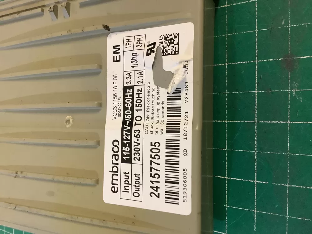  241577505  519306005 Refrigerator Inverter Board