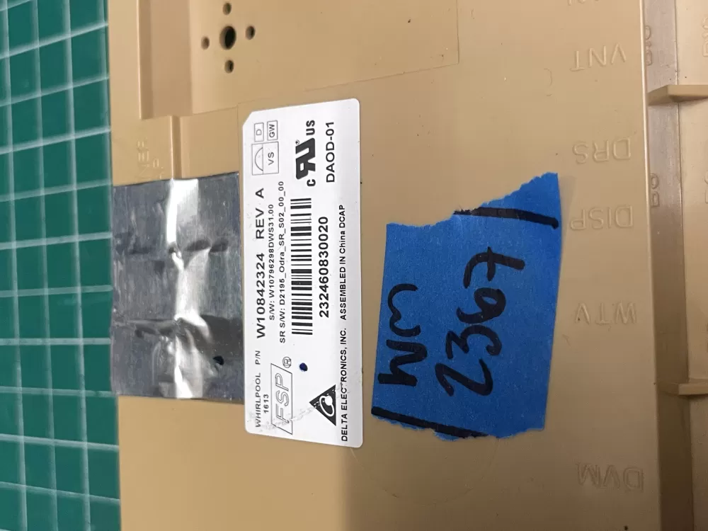 KitchenAid W10707999 W10796287 Dishwasher Control Board AZ204473 | Wm2367